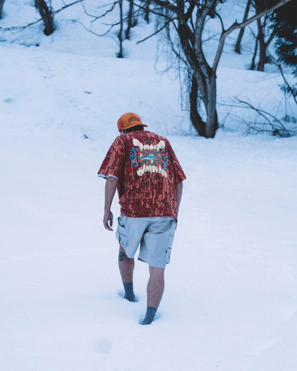 OVERLAND 2.5 TEE - ORANGE CAMO