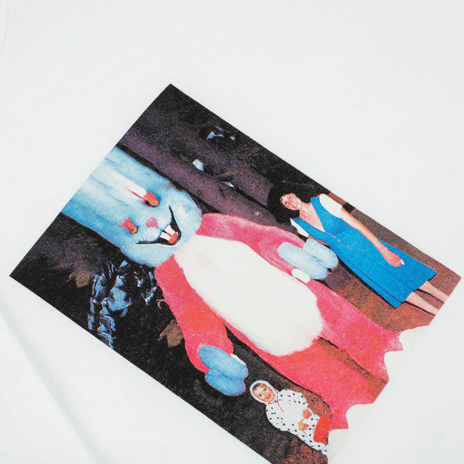 POLAR SKATE CO. TEE BUNNY - WHITE