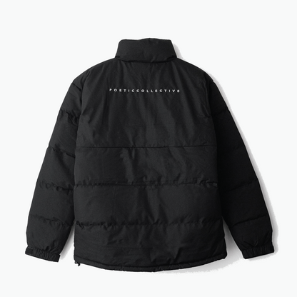 POETIC COLLECTIVE PUFFER JACKET - BLACK