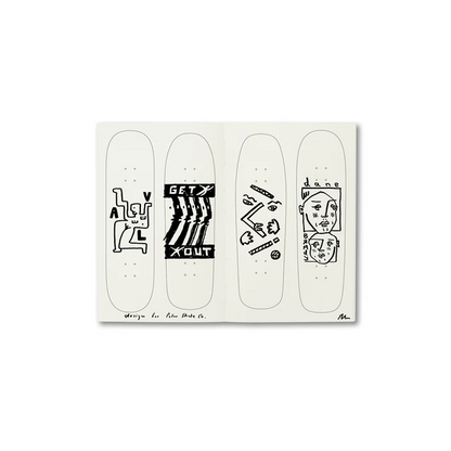 POLAR SKATE CO. DECK BOOK - BLACK