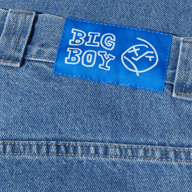 POLAR SKATE CO. BIG BOY PANTS - MID BLUE