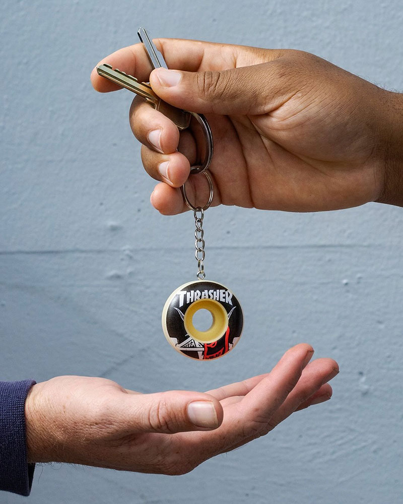 Spitfire x Thrasher Wheels 鑰匙圈