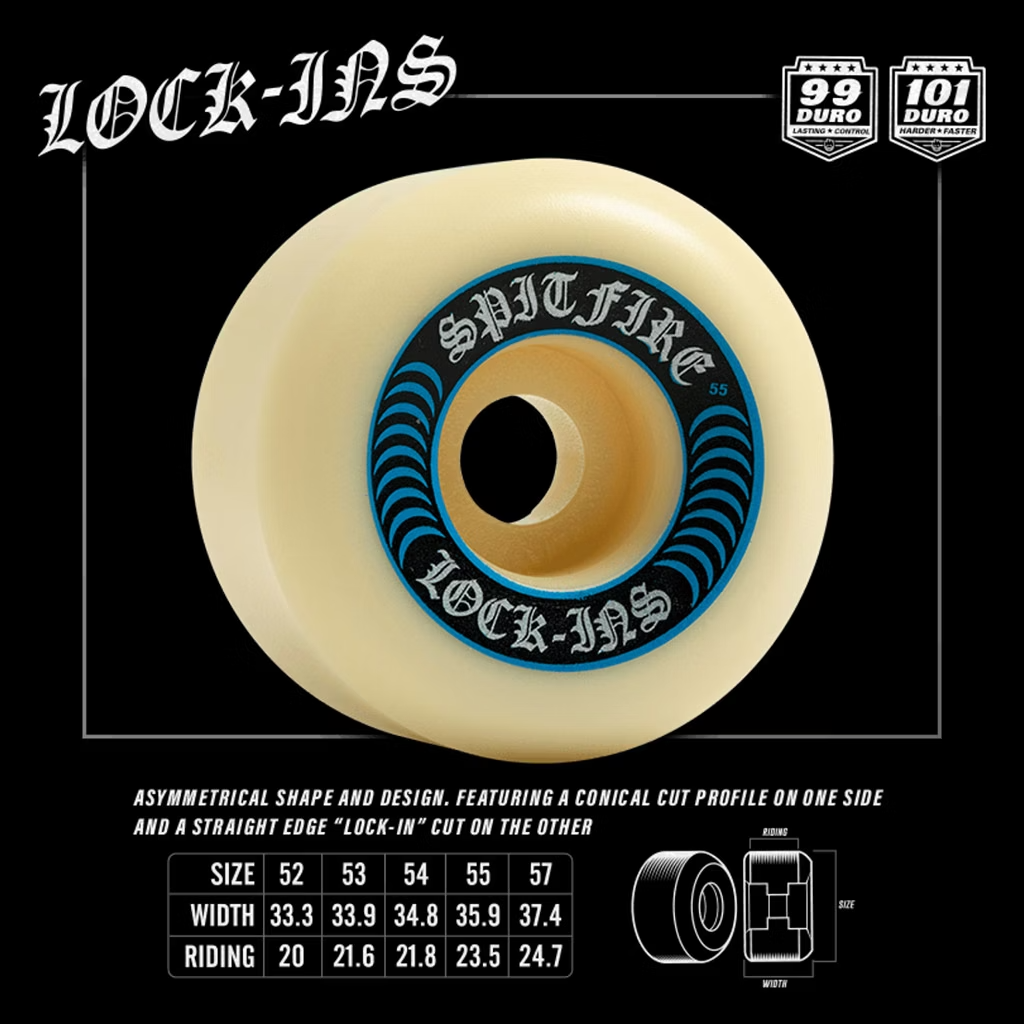 Spitfire F4 Lock Ins 52mm 99D