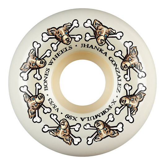Bones Wheels X-Formula Jhanka Vato Dog 53/54mm 99A 輪組