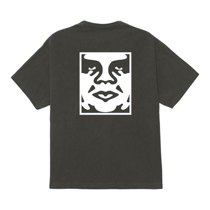 BOLD ICON FACE PIGMENT T-SHIRT