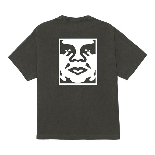 BOLD ICON FACE PIGMENT T-SHIRT