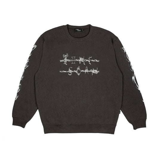 TIMESCAN BARBWIRE CREWNECK