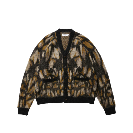 EVISEN SKULL CAMO CARDIGAN - BLACK