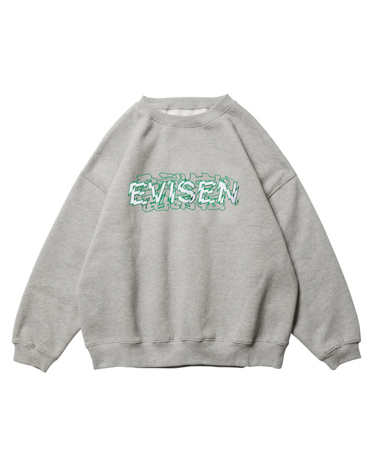 EVISEN SANDA CREW SWEAT HEATHER GREY