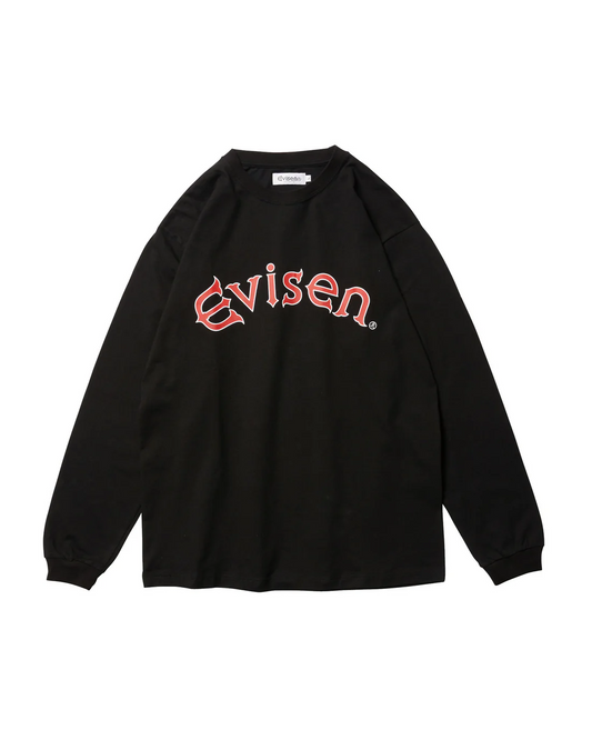 EVISEN ARCH LOGO LS TEE BLACK