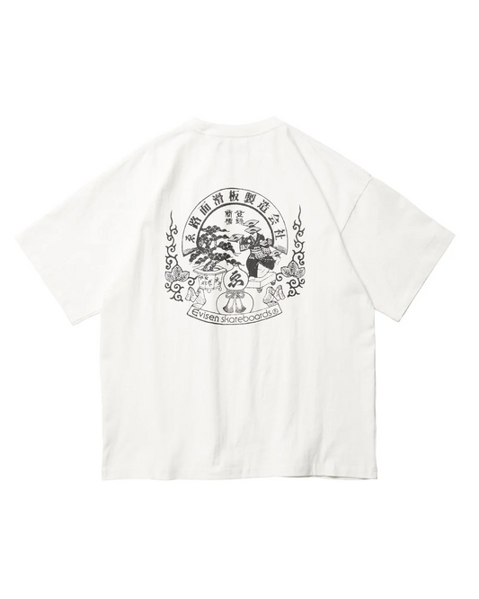 EVISEN EMBLEM TEE WHITE