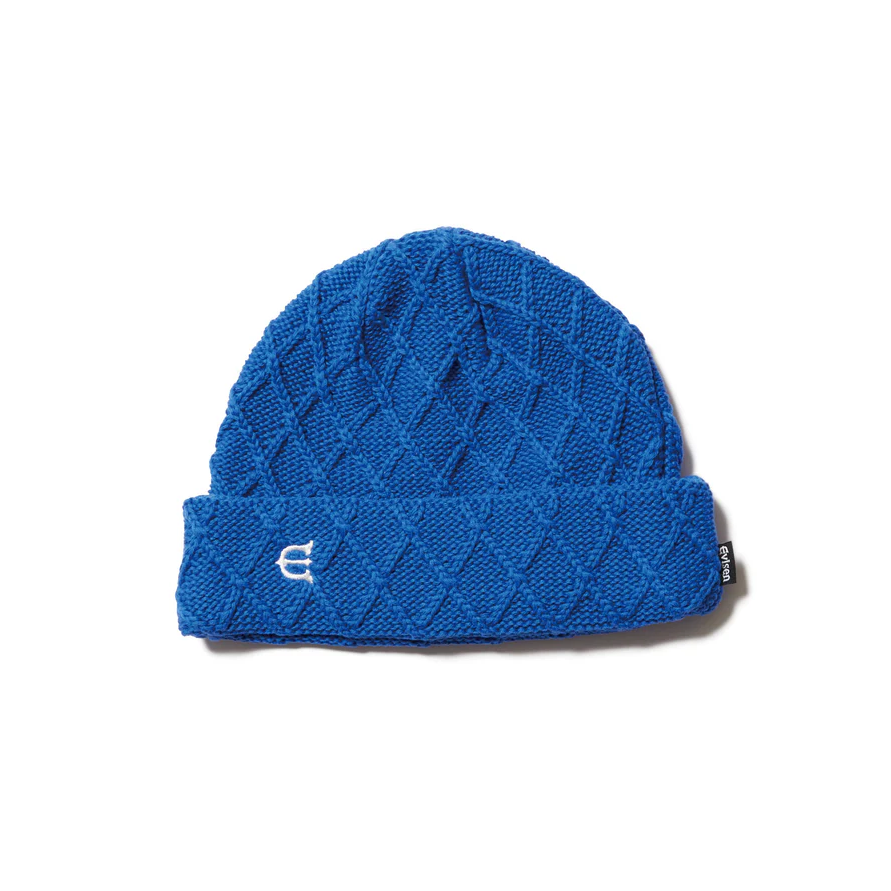 EVISEN E LOGO BEANIE - BLUE