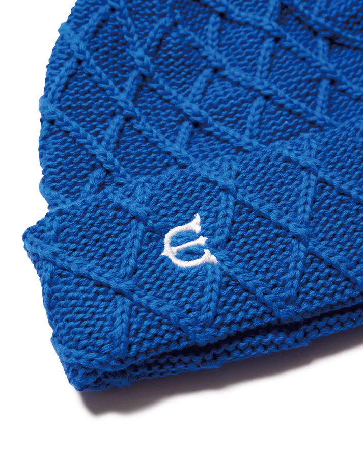 EVISEN E LOGO BEANIE - BLUE