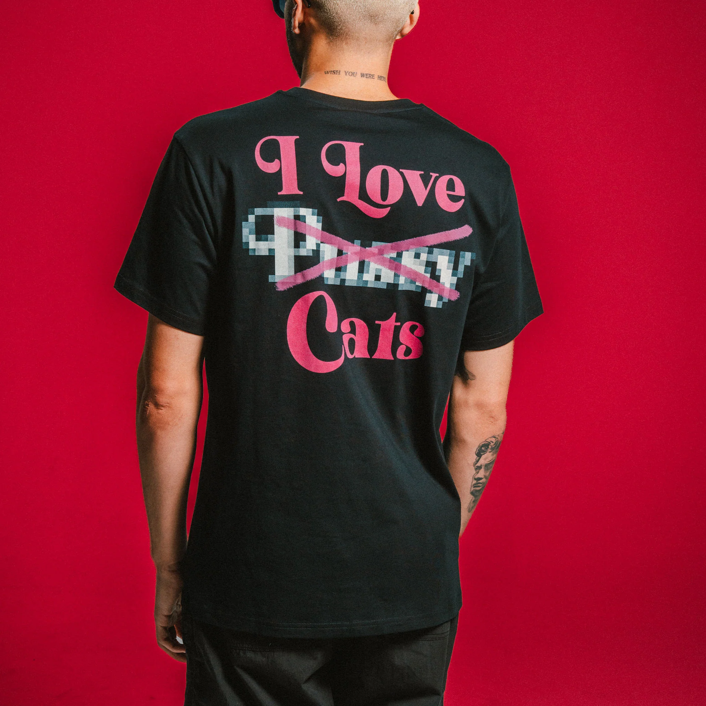 I Love Cats Tee (Black)