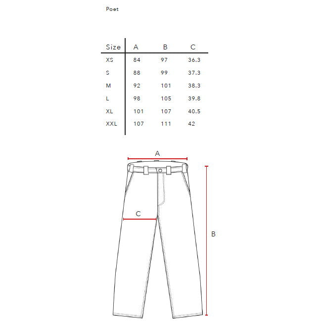 POETIC COLLECTIVE POET PANTS - LIGHT BLUE DENIM