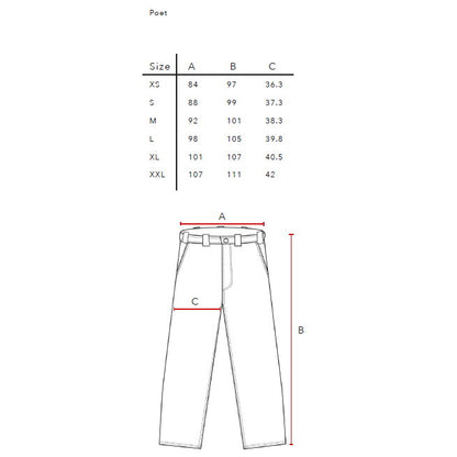 POETIC COLLECTIVE POET PANTS - LIGHT BLUE DENIM
