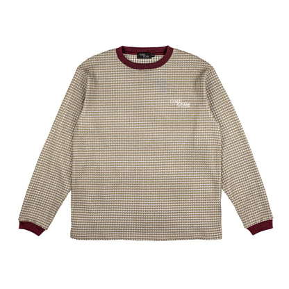 TIMESCAN WAFFLE KNIT SWEATER